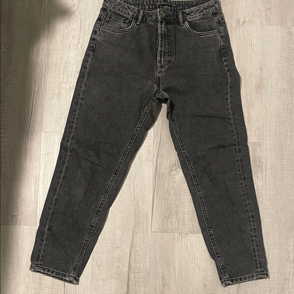 Zara Black Denim Trousers
